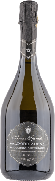 Изображение Вино игристое белое брют Анна Спинато Просекко Вальдоббьядене С Анна Спинато с/б, 0,75 л