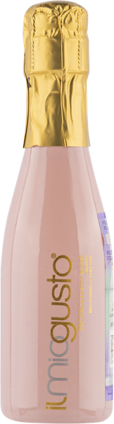 Изображение Вино игристое розовое сухое Иль Мио Густо просекко розе Молетто с/б, 0,2 л