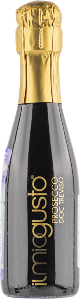 Изображение Вино игристое белое брют Иль Мио Густо просекко тревизо Молетто с/б, 0,2 л