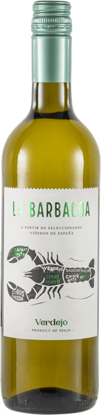 Изображение Вино белое сухое стиль №1 Вердехо Испания Ла Барбакоа 2023 Бодега Милениум с/б, 0,75 л