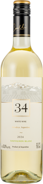 Изображение Вино белое сухое стиль №2 Совиньон Блан Мендоса Карелли 34 2024 Карелли с/б, 0,75 л