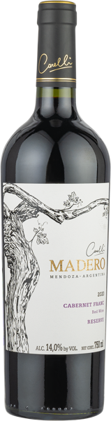 Изображение Вино красное сухое стиль №3 Каберне Фран Мендоса Мадеро резерв 2020 Карелли с/б, 0,75 л