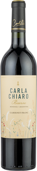 Изображение Вино красное сухое стиль №3 Каберне Фран Мендоса Карла Кьяро Резерв 2020 Карелли с/б, 0,75 л