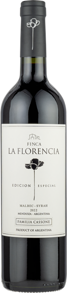 Изображение Вино красное сухое стиль №4 Мальбек Сира Мендоса Финка Ла Флоренциа Бленд Фамилия Кассоне с/б, 0,75 л
