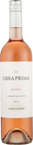 Изображение Вино розовое сухое Каберне Совиньон Мендоса Обра Прима Росадо 2024 Фамилия Кассоне с/б, 0,75 л