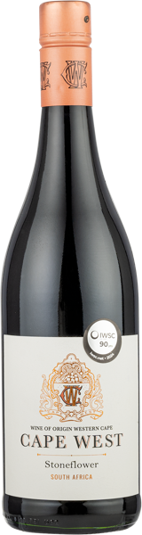 Изображение Вино красное сухое стиль №4 Пинотаж Шираз Западный Кейп Кейп Вест Стоунфлауэ 2022 Намаква с/б, 0,75 л