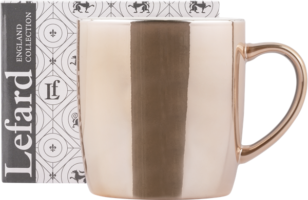 Изображение Кружка 340мл Лефард розовое золото Лефард к/у, 1 шт