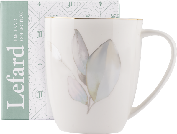 Изображение Кружка 420мл белая Лефард инсперейшен нежность Лефард к/у, 1 шт