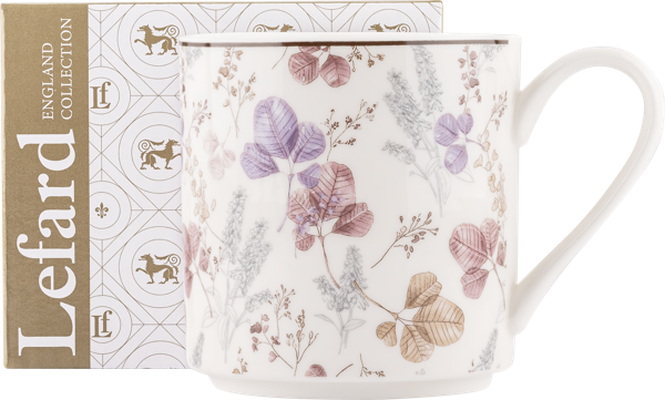 Изображение Кружка 360мл белая Лефард блоссом цветы Лефард к/у, 1 шт