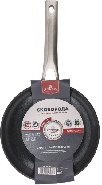 Изображение Сковорода 22см инд Агнесс даикин шеф Агнесс , 1 шт