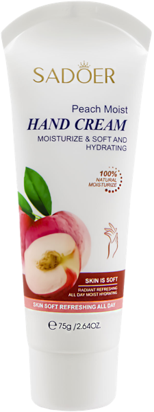 Изображение Крем для рук Садоер персик Гуанджоу Обо п/у, 75 мл