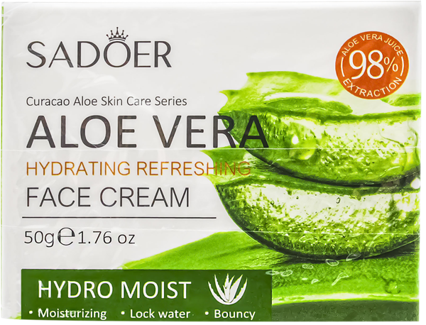 Изображение Крем питание для лица Садоер алоэ вера увлажняющий Гуанджоу Обо к/у, 50 мл