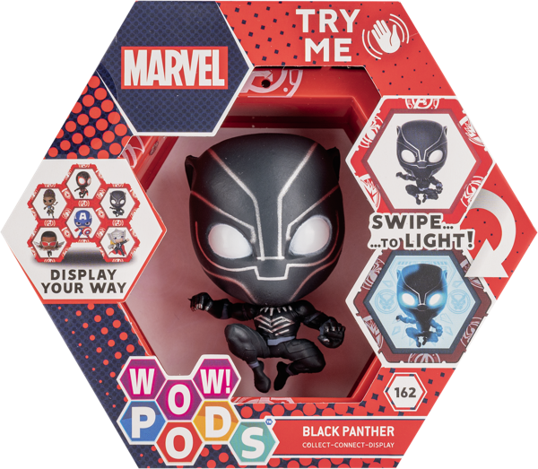 Изображение Фигурка интерактивная Марвел чёрная пантера в боксе Хасбро п/у, 1 шт