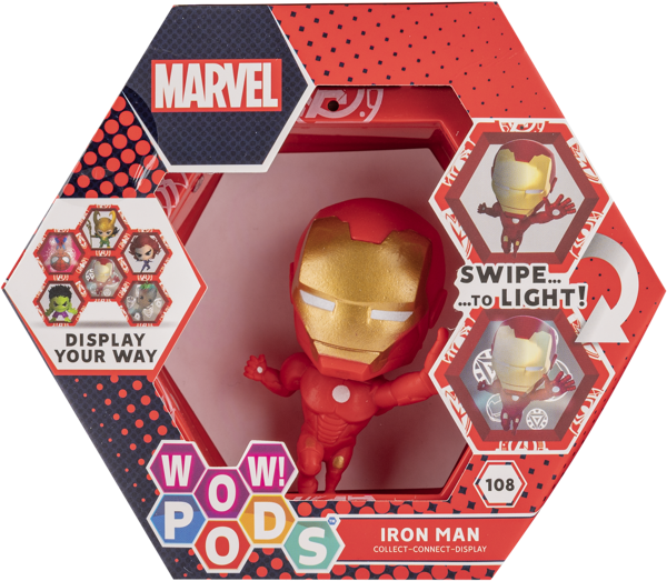 Изображение Фигурка интерактивная Марвел железный человек в боксе Хасбро п/у, 1 шт