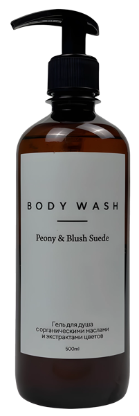 Изображение Гель для душа Бутик де савон пион и замша Миникеева А.С. ИП п/у, 500 мл