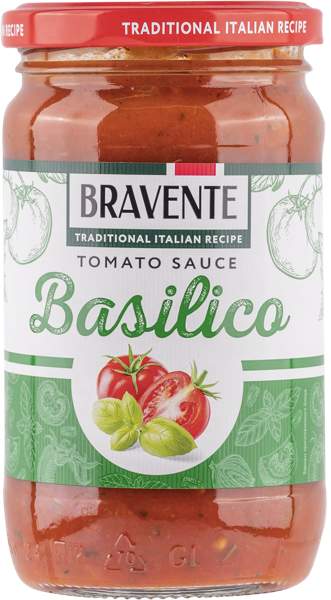 Изображение Соус томатный Бравенте базилико Дарсил с/б, 360 г