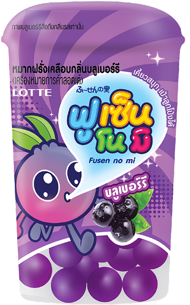 Изображение Жевательная резинка Лотте черника Лотте п/б, 15 г