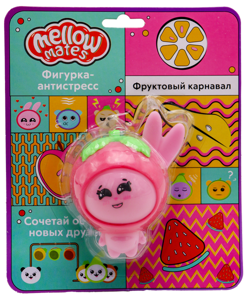 Изображение Игрушка антистресс Фанки тойс меллоу мэйтс в шапочке Шанту Шенгай п/у, 1 шт