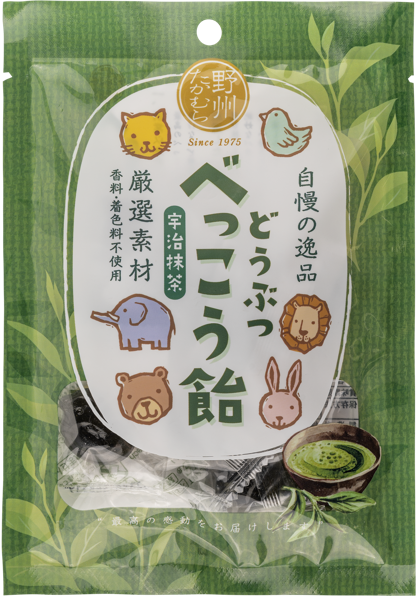 Изображение Карамель Йашу Такамура зверюшки с чаем матча Йашу Такамура м/у Атаго, 50 г