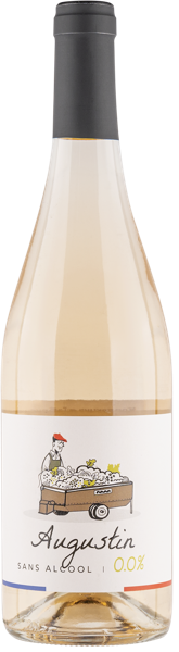 Изображение Напиток розовое п/сл Вино Безалкогольное Августин Розе Кав де Би с/б, 0,75 л