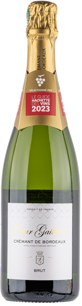 Изображение Вино игристое белое брют Сьер Гайяр креман де бордо Сьер Гайяр с/б, 0,75 л