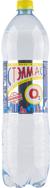 Изображение Вода негаз рН 7,4 Стэлмас питьевая О2 Воды здоровья п/б, 1,5 л