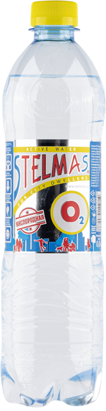 Изображение Вода негаз рН 7,4 Стэлмас питьевая О2 Воды здоровья п/б, 0,6 л