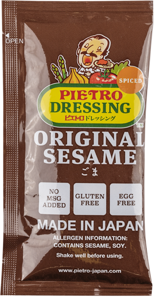 Изображение Соус дрессинг кунжутный Пьетро Дрессинг оригинальный Пьетро Дрессинг м/у Атаго, 30 мл