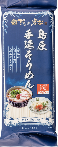 Изображение Лапша Пшеничная Какуре Ивамацу сомэн ручной лепки Какуре Ивамацу м/у Атаго, 250 г