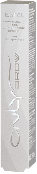 Изображение Гель фиксатор для бровей Эстель онли броу прозрачный 13 мл Юникосметик п/у, 1 шт