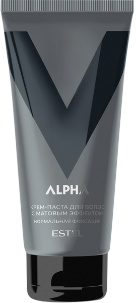 Изображение Крем-паста для волос мужская Эстель альфа норм фикс матовый эффект Юникосметик п/у, 100 мл