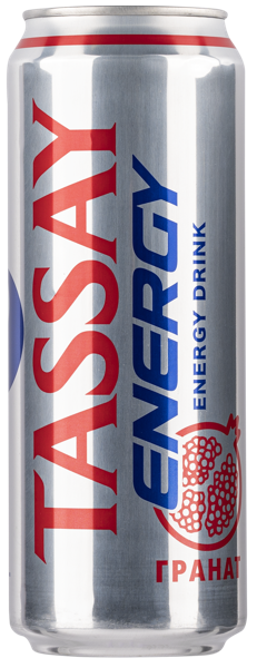 Изображение Напиток Энергетический Тассай Энерджи гранат Аквалайф ж/б, 0,45 л