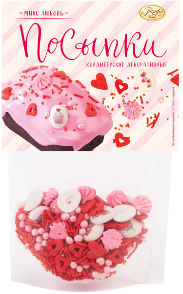 Изображение Посыпка кондитерская Парфэ  любовь  Топ Продукт м/у, 50 г