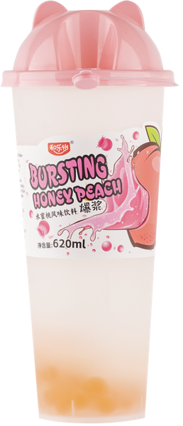Изображение Напиток негаз Хэ Лейи Персик шарики Тапиока Шижиажуанг п/б, 0,62 л