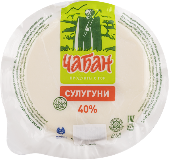 Изображение Сыр 40% Чабан сулугуни Нальчикский МК м/у, 300 г