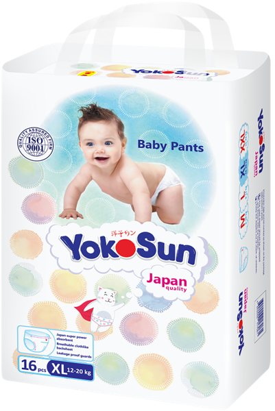Изображение Трусики XL 12-20 кг Йокосан комфорт Азия Лайф м/у, 16 шт