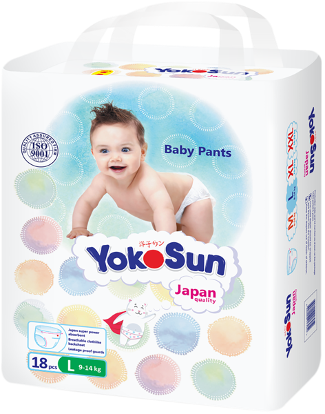 Изображение Трусики L 9-14 кг Йокосан комфорт Азия Лайф м/у, 18 шт