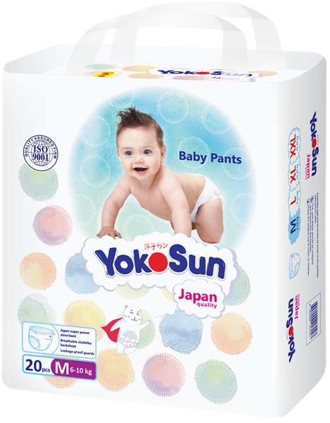 Изображение Трусики M 6-10 кг Йокосан комфорт Азия Лайф м/у, 20 шт