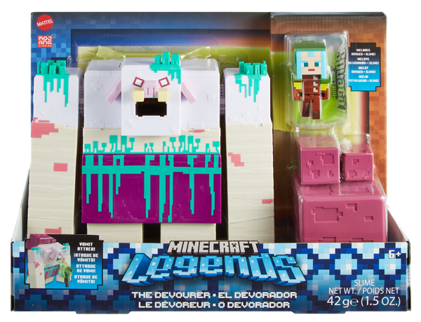 Изображение Фигурка Майнкрафт пожиратель и рейнджер Маттэл к/у, 2 шт