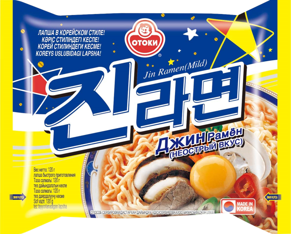 Изображение Лапша быстрого приготовления Оттоги рамен с грибами не острый Оттоги м/у, 120 г