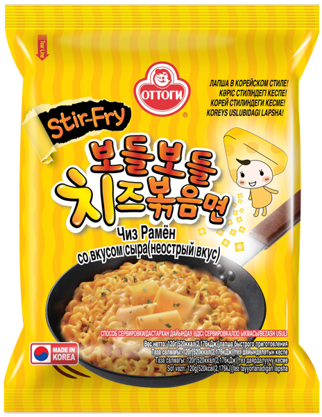 Изображение Лапша быстрого приготовления Оттоги рамен с сыром не острый Оттоги м/у, 120 г