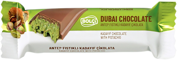 Изображение Шоколад молочный Болчи дубайский фисташка и катаифи Болчи Чиколата м/у, 30 г
