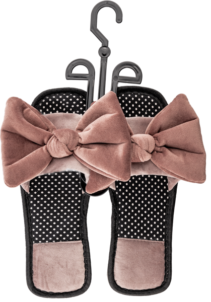 Изображение Тапочки размер 39 женские Танаис пыльная роза с бантом Югпродторг м/у, 1 пара