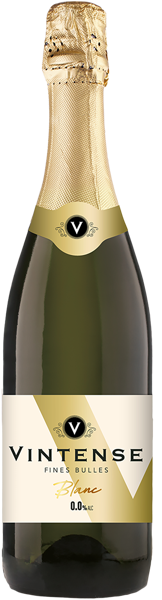 Изображение Вино игристое белое п/сух Безалкогольное Винтенс Фин Баблс Винтенс с/б, 0,75 л