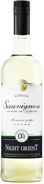 Изображение Вино белое п/сух Безалкогольное Найт Ориент Совиньон Блан Винтенс с/б, 0,75 л