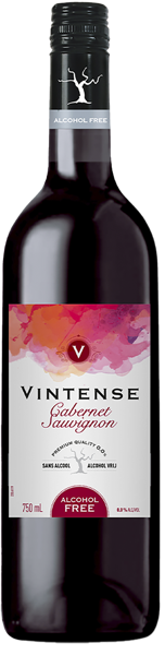 Изображение Вино красное п/сух Безалкогольное Винтенс Каберне Совиньон Винтенс с/б, 0,75 л