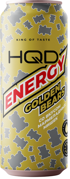 Изображение Напиток Энергетический Эйч Кью Ди Энерджи Мармеладные мишки Меридиан Трейд ж/б, 0,45 л
