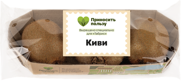 Изображение Плод Табрис киви зеленое Кубанские поля подложка, 3 шт