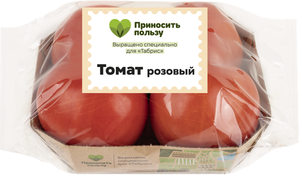 Изображение Овощ Пинк Парадайз Табрис томат розовый Кубанские поля подложка, 4 шт