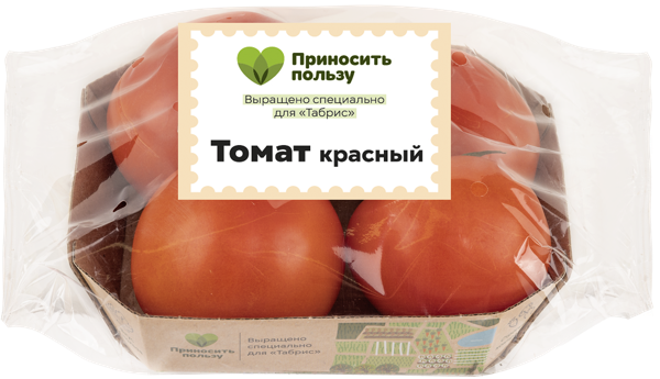 Изображение Овощ красные Табрис томаты Кубанские поля подложка, 4 шт